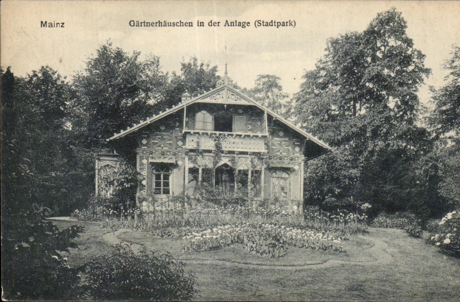 Mainz — Gärtnereihäuschen in der Anlage (Stadtpark) — Ludwig, Mainz, n° 2760