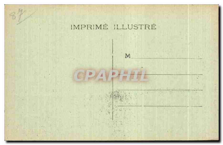CPA Limoges L Hotel de Ville — Rückseite