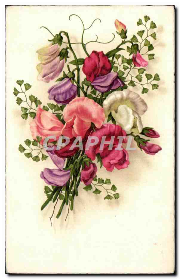 CPA Fantaisie Fleurs 