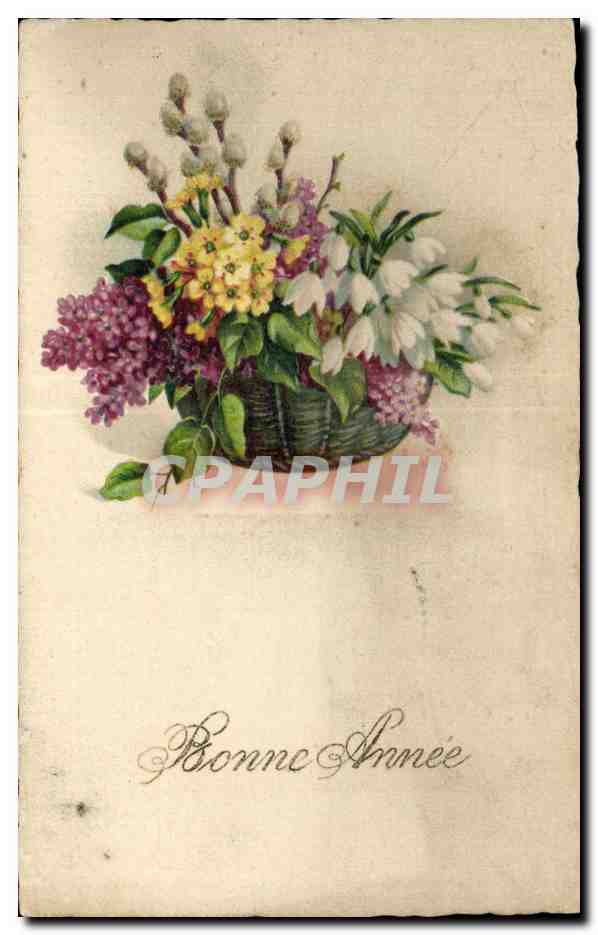 CPA Fantaisie Fleurs 