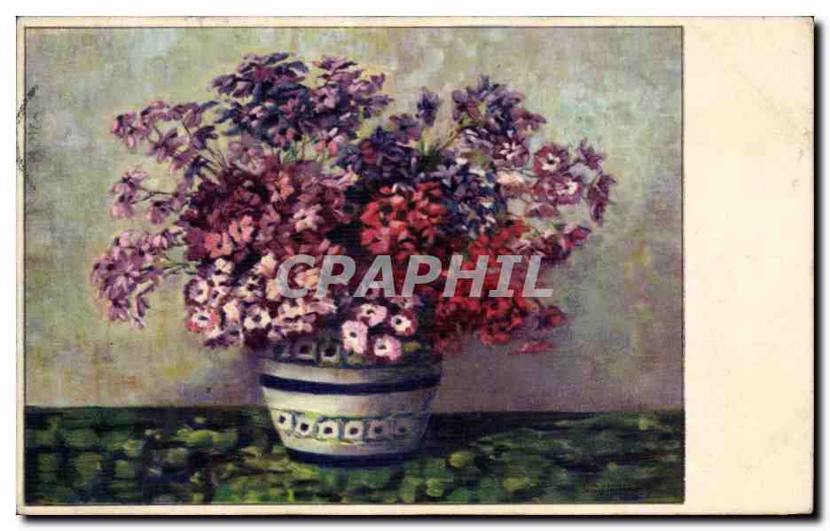CPA Fantaisie Fleurs 