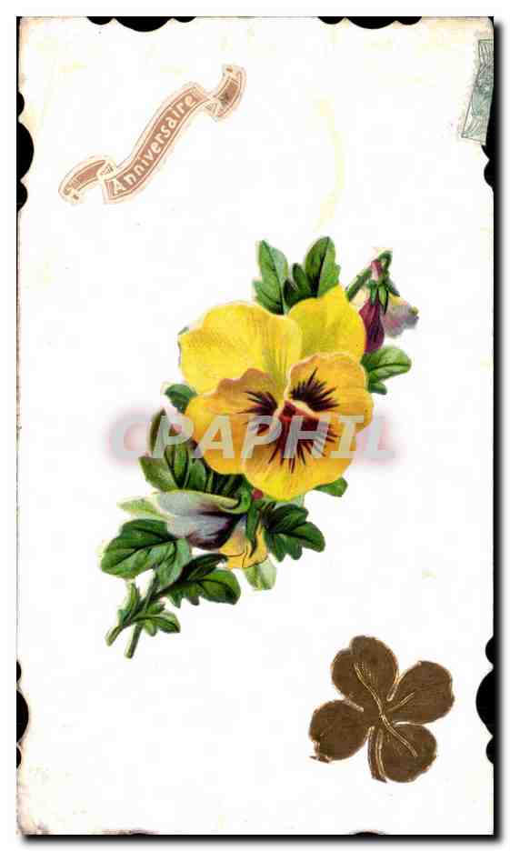 CPA Fantaisie Fleurs 