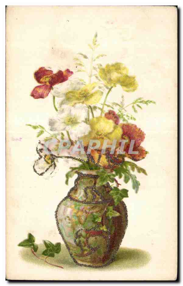 CPA Fantaisie Fleurs 