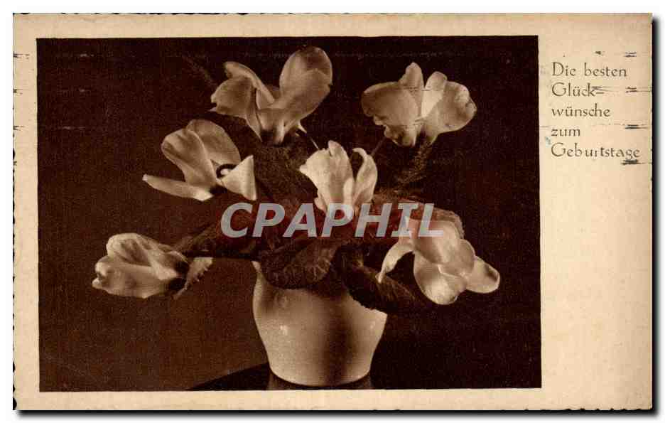 CPA Fantaisie Fleurs 