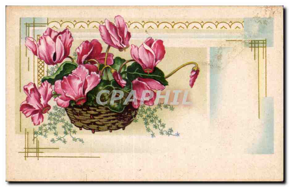 CPA Fantaisie Fleurs 