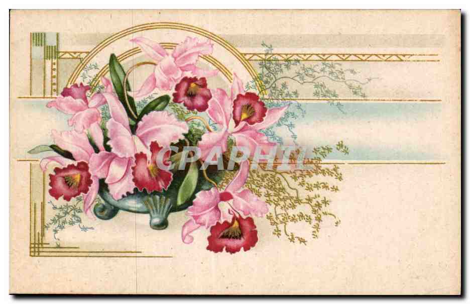 CPA Fantaisie Fleurs 