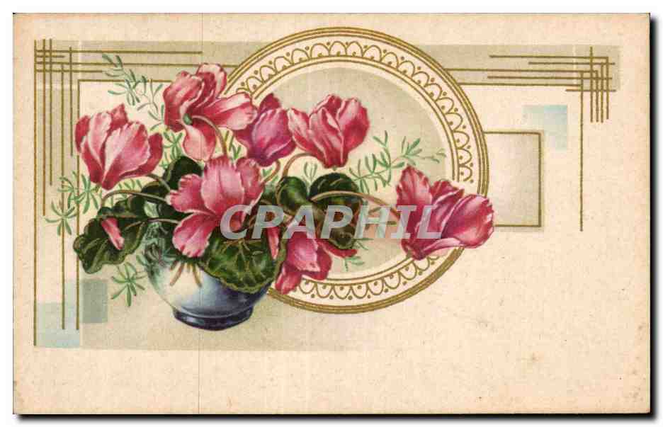 CPA Fantaisie Fleurs 