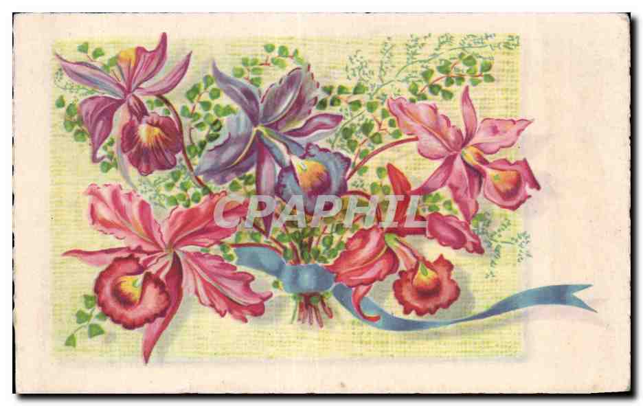 CPA Fantaisie Fleurs 