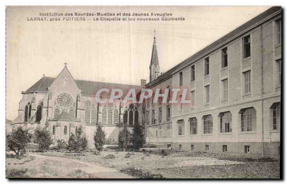 CPA Poitiers Institution des Sourdes Muettes et des Jeunes Aveugles Larnay