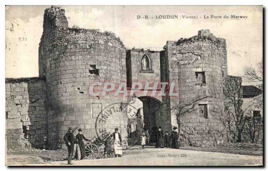 CPA Loudun (Vienne) La Porte du Martray