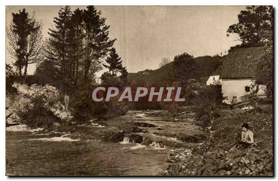 CPA Vienne Maison au bord d une riviere