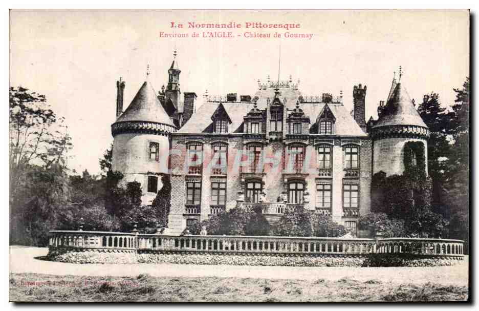 CPA Environs de L AIGLE - Chateau de Gournay