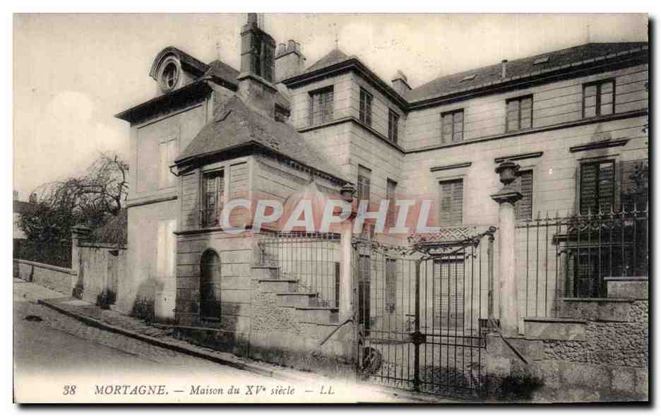 CPA Mortagne - Maison du XV siecle