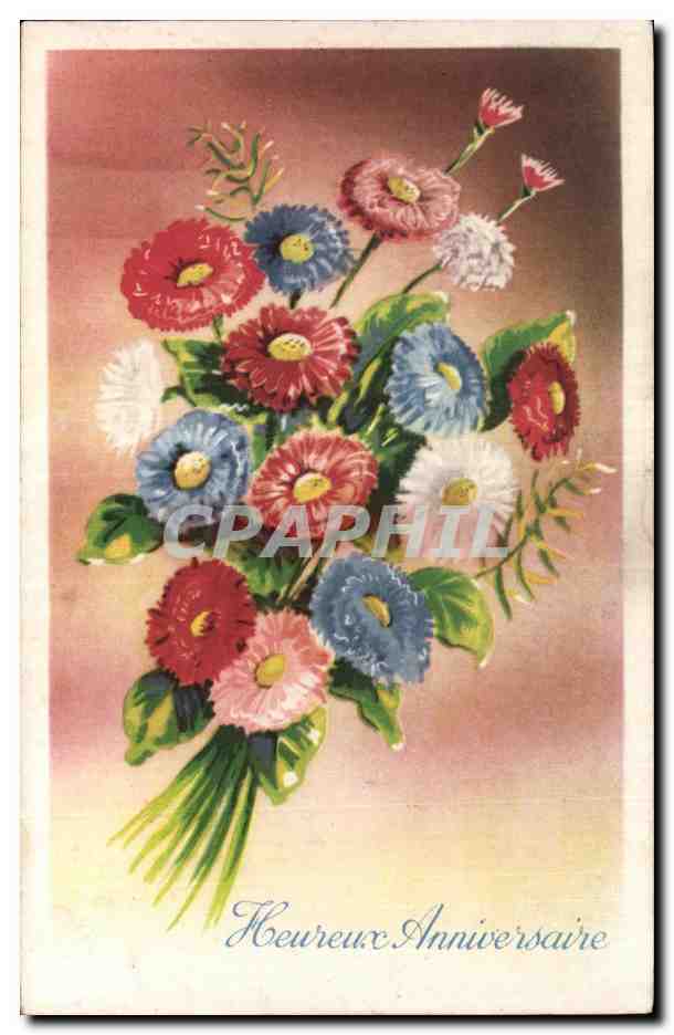 CPA Fantaisie Fleurs 