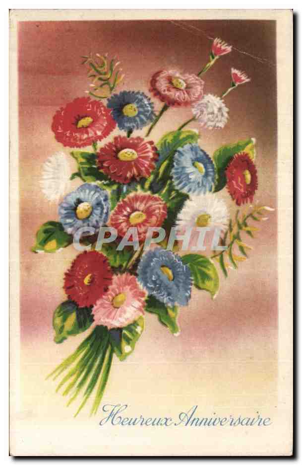 CPA Fantaisie Fleurs 