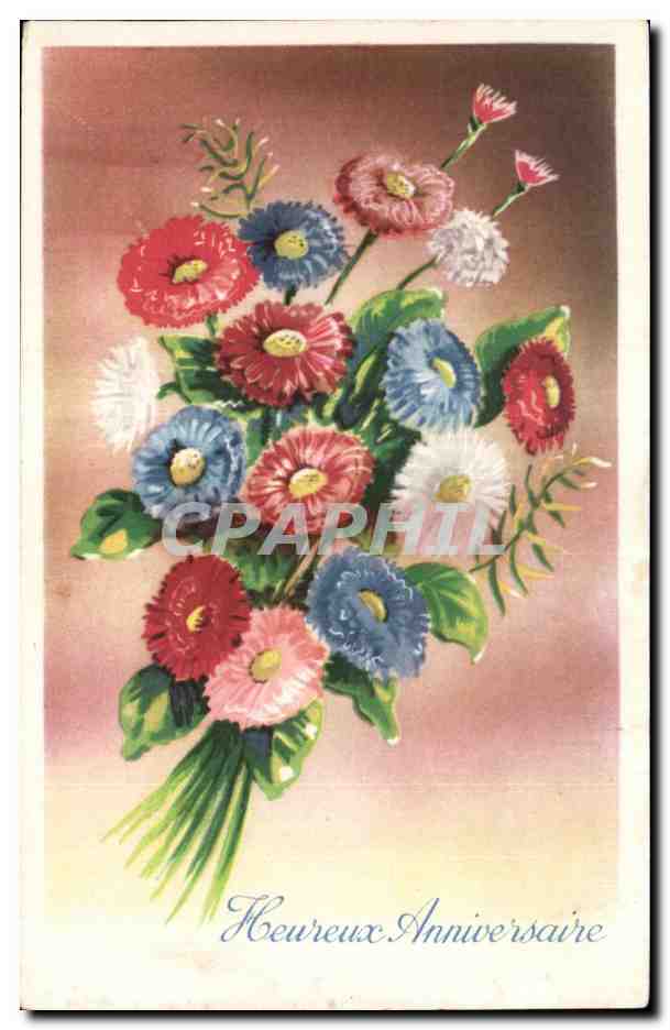 CPA Fantaisie Fleurs 