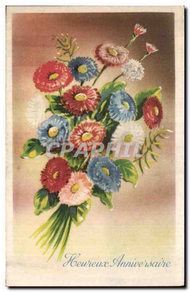 CPA Fantaisie Fleurs 