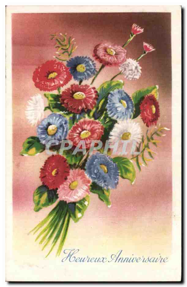CPA Fantaisie Fleurs 