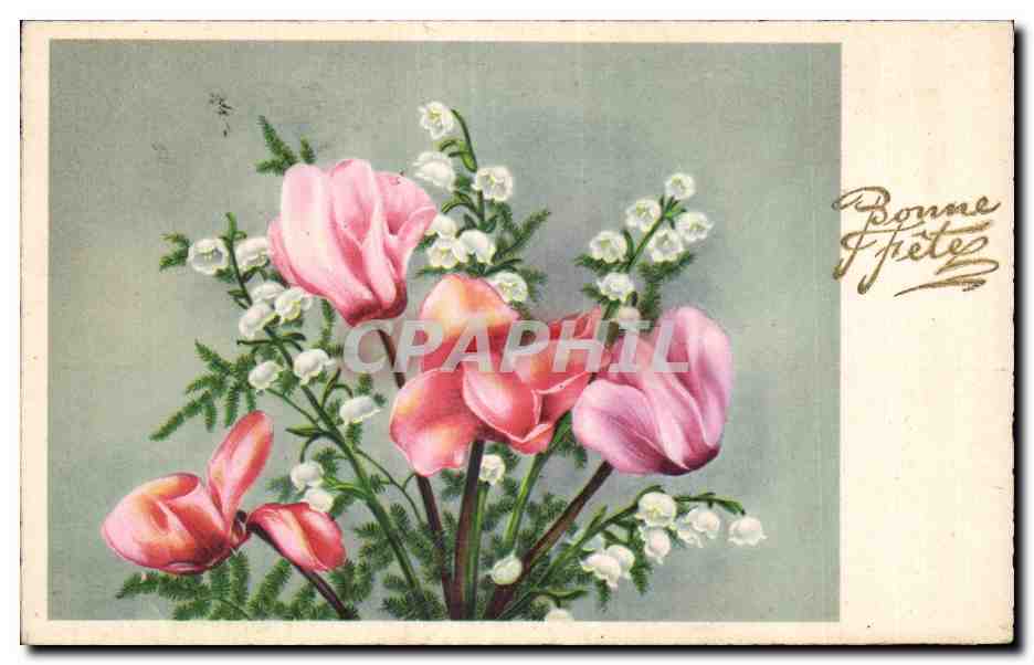 CPA Fantaisie Fleurs 