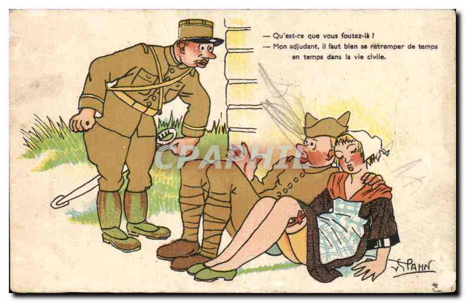 CPA Fantaisie Militaria Spahn