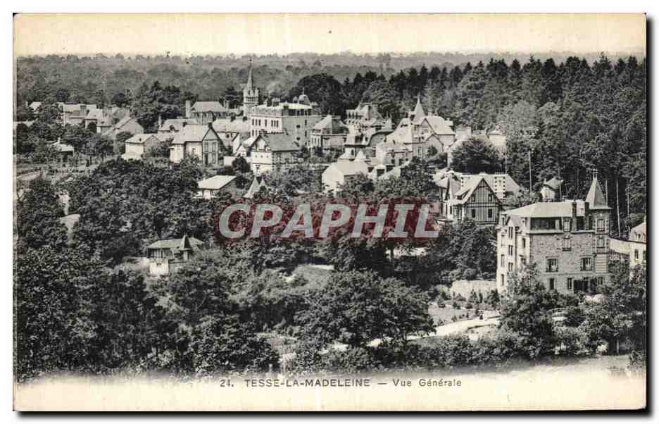 CPA Tesse la madeleine vue generale