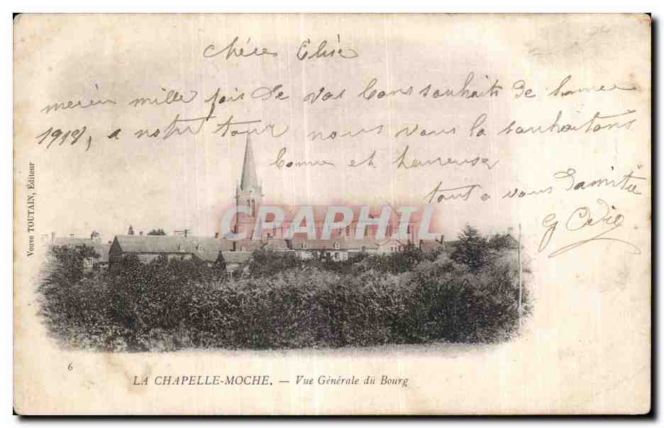 CPA La chapelle moche vue generale du bourg