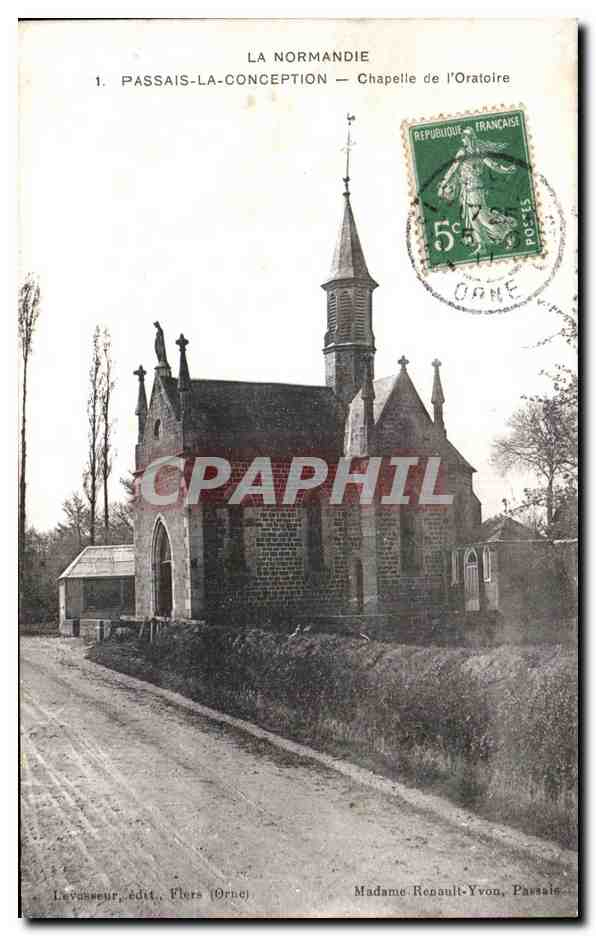 CPA La normandie Passais la conception chapelle de l Oratoire
