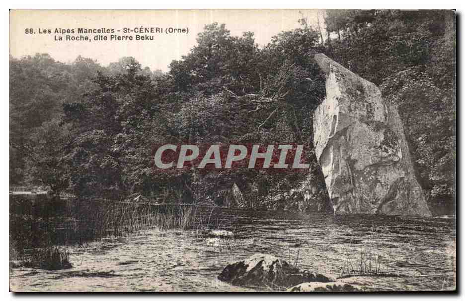 CPA Les Aleps Mancelles St-CENERI (Orne) La Roche dite Plerre Beku