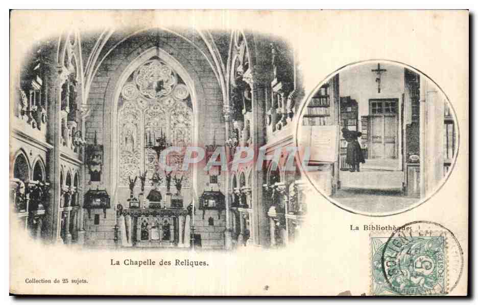 CPA La Chapelle des Reliques La bibliotheque
