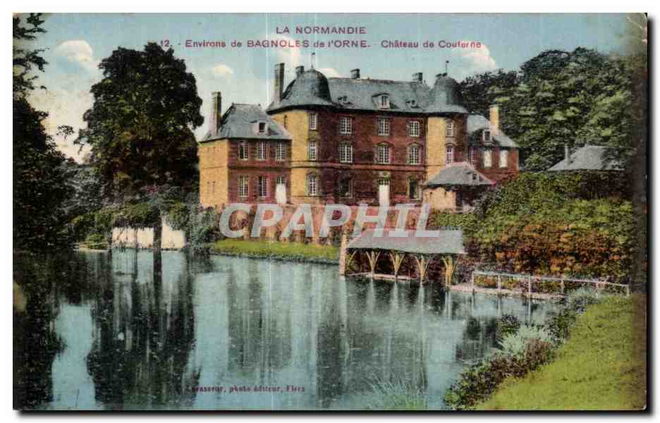 CPA LA NORMANDIE - Environs de BAGNOLES de I ORNE Chateau de Couterne