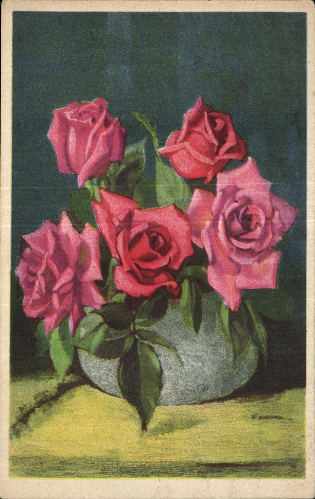 CPA Fantaisie Fleur 