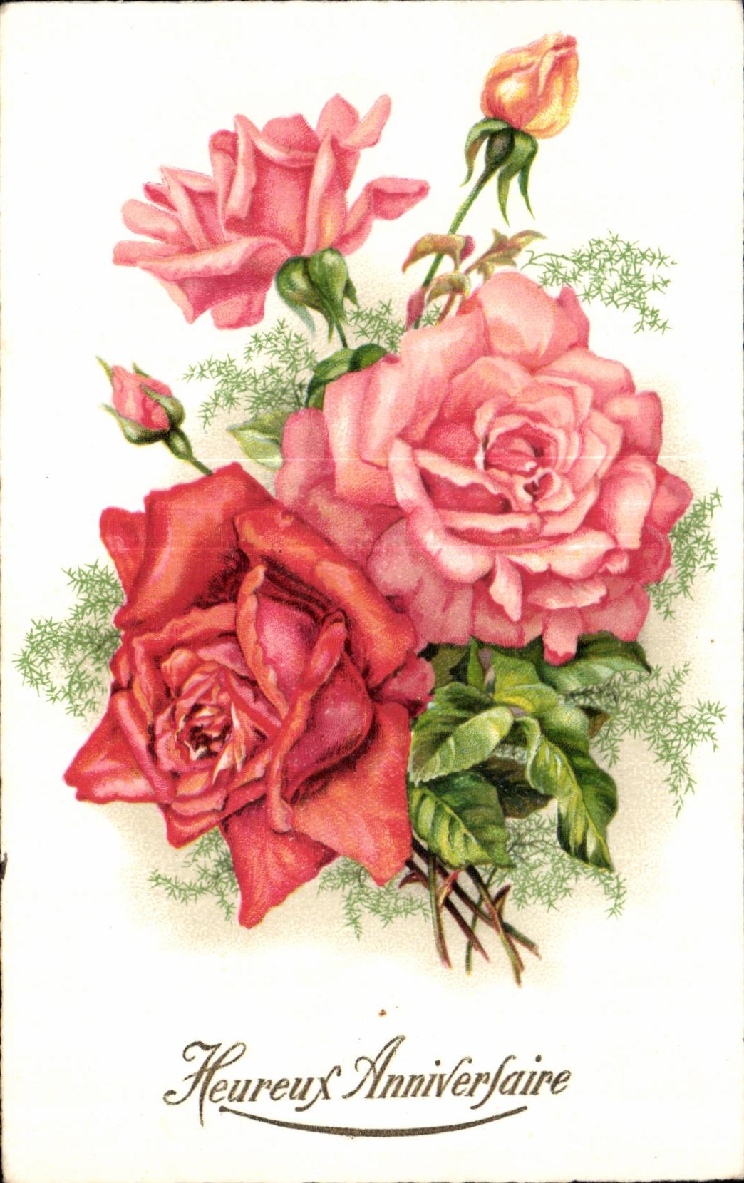 CPA Fantaisie Fleur 