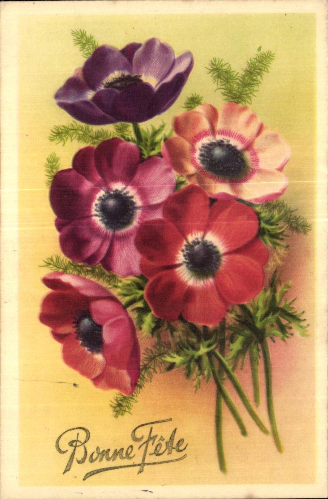 CPA Fantaisie Fleur 