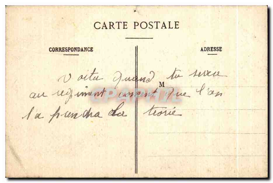 Infanterie — Les Élèves Cabots — B. A. Paris, déposé — Reverso