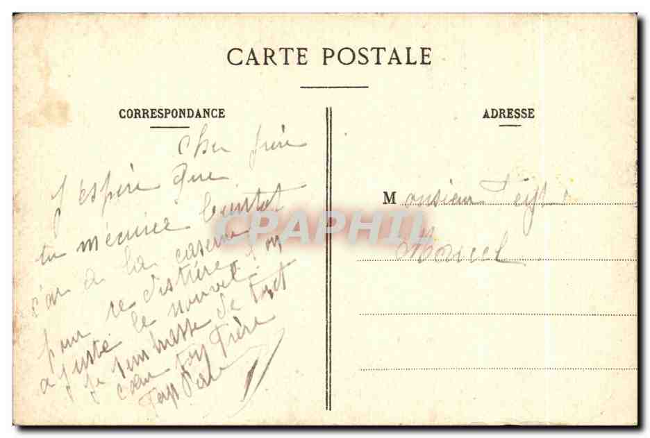 Infanterie — La Clique — E. A. Paris, déposé — Verso