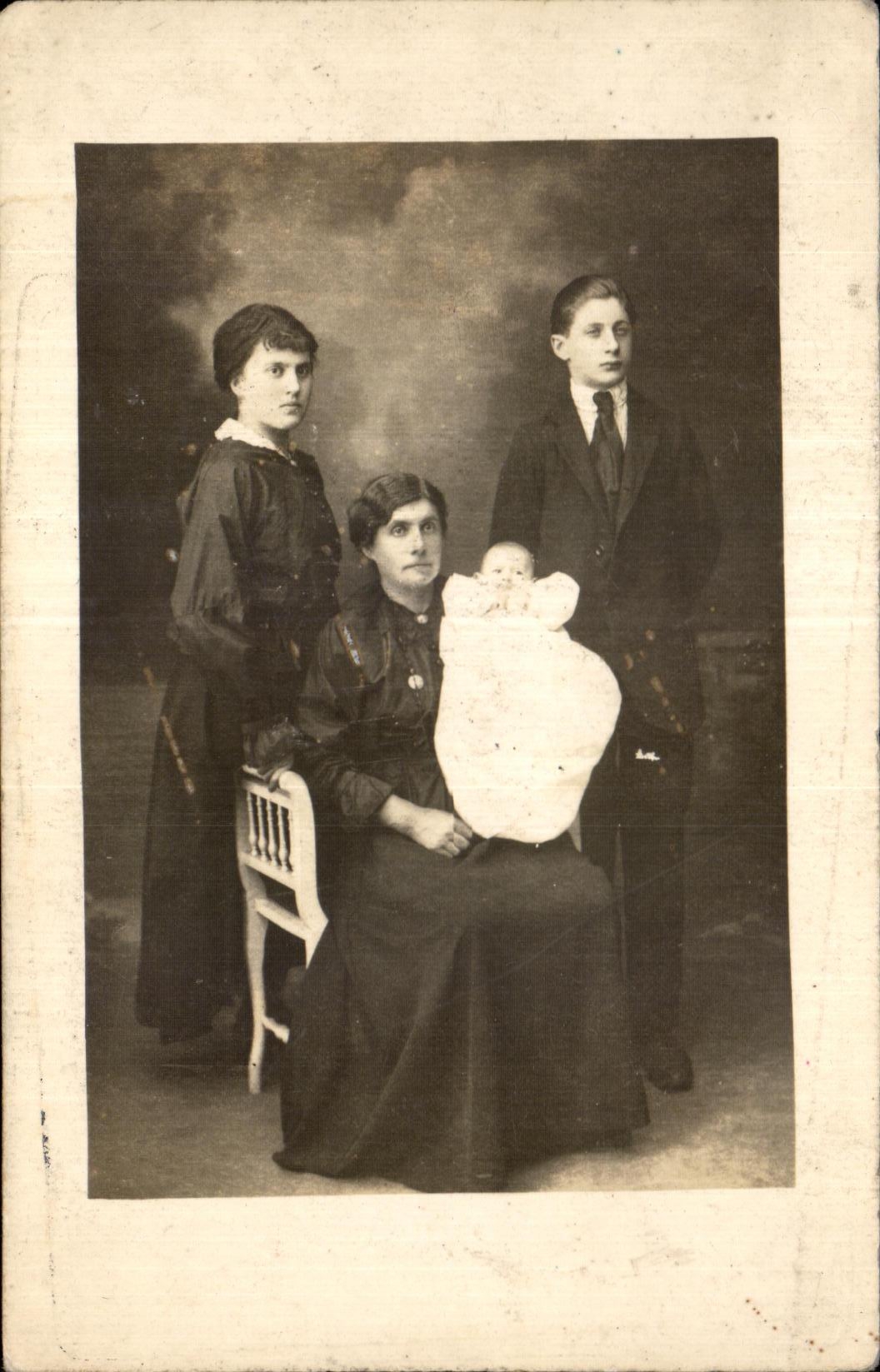 CARTE PHOTO Famille 