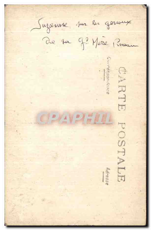 CARTE PHOTO Famille  — Rückseite