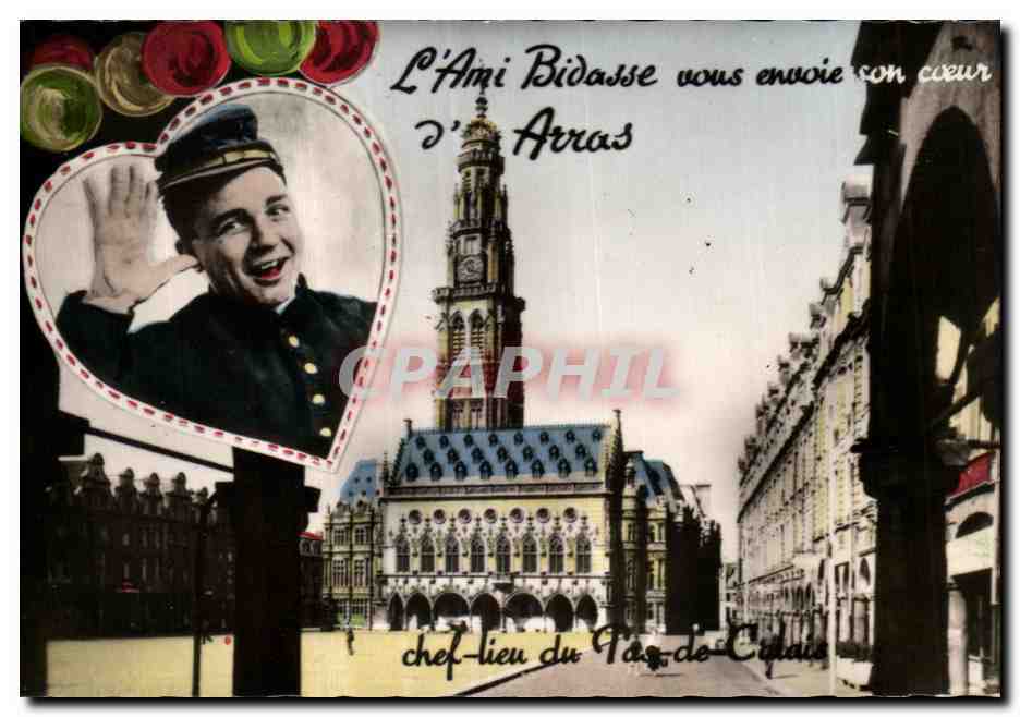 CPSM ARRAS L ami bidasse vous envoie son coeur 