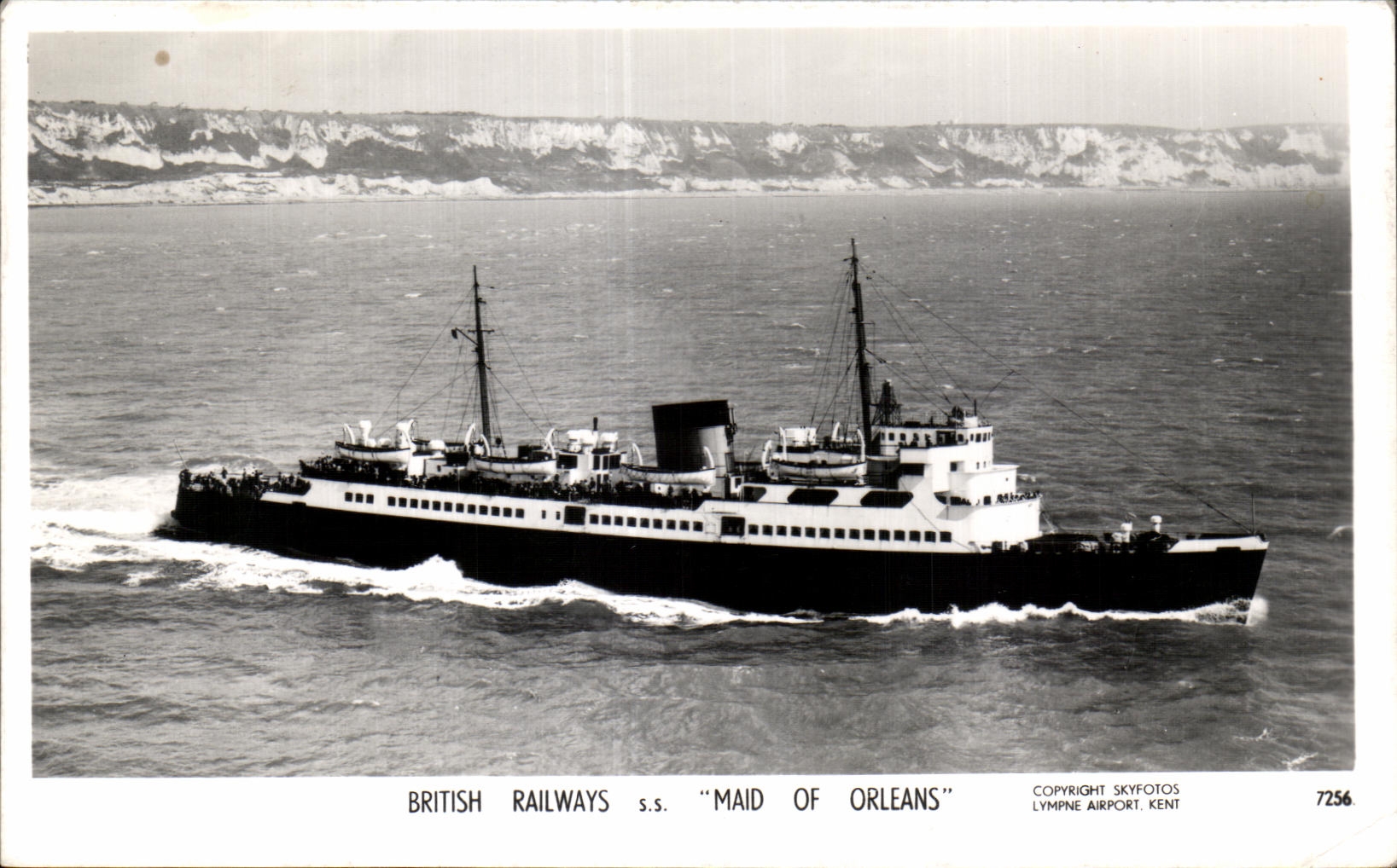 CPA British railways Maid of orleans Bateau 