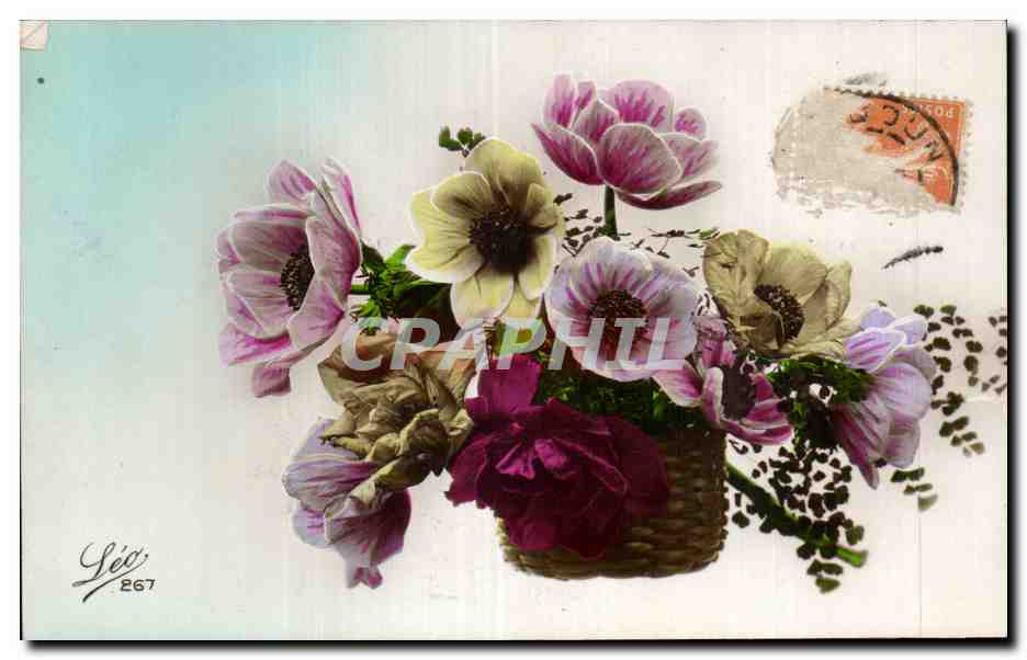 CPA Fantaisie Fleurs