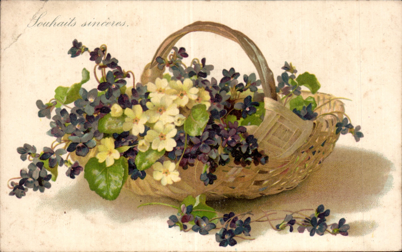 CPA Fantaisie Fleurs