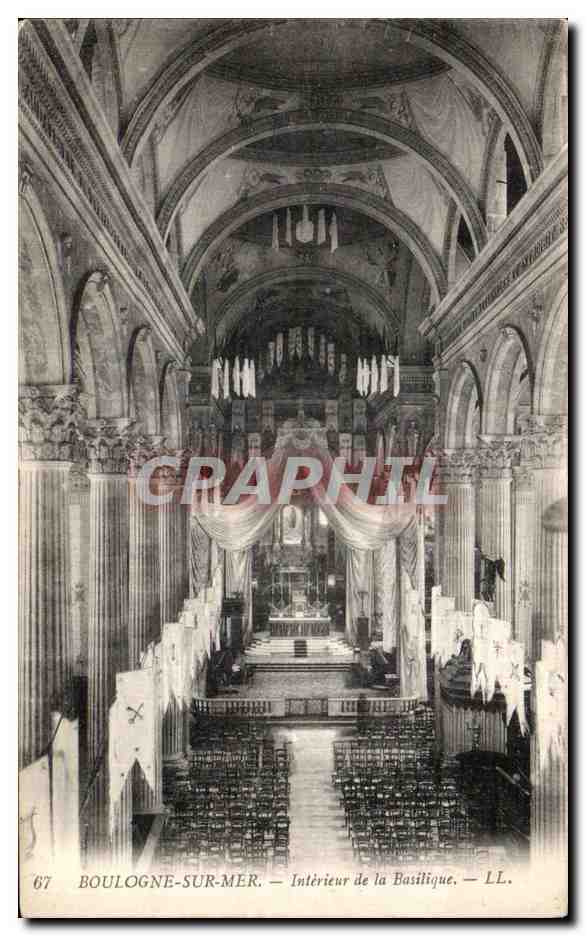 Boulogne-sur-Mer — Innenansicht der Basilika — LL. n° 67