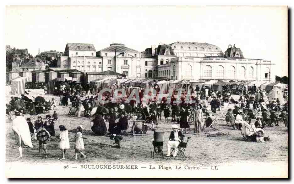 Boulogne-sur-Mer — La Plage. Le Casino — LL. — n° 96