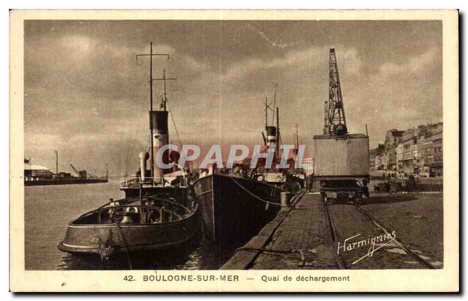 Boulogne-sur-Mer — Quai de déchargement — Harmignies