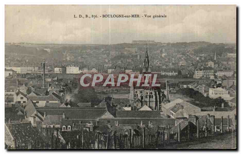 Boulogne-sur-Mer — Vue générale — L.D.B., 876