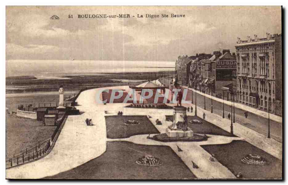 Boulogne-sur-Mer - La Digue Ste Beuve — éditeur Dubon