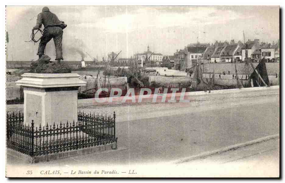 CPA CALAIS - Le Bassin du Paradis - LL 