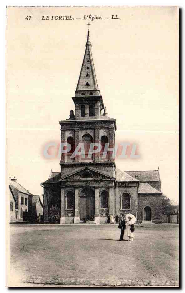 CPA LE PORTEL - L Eglise