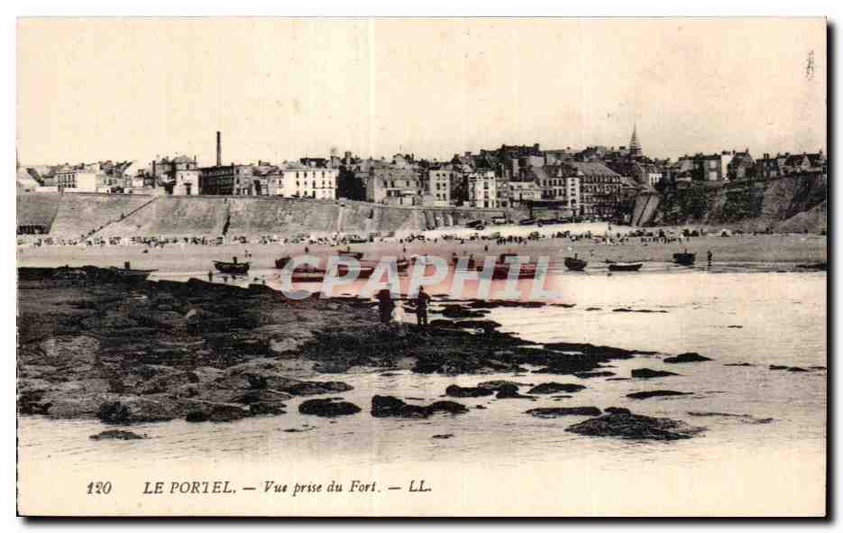 CPA LE PORTEL - Vue prise du Fort