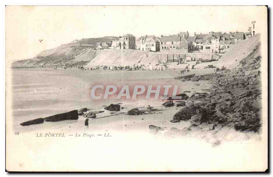CPA LE PORTEL - La Plage